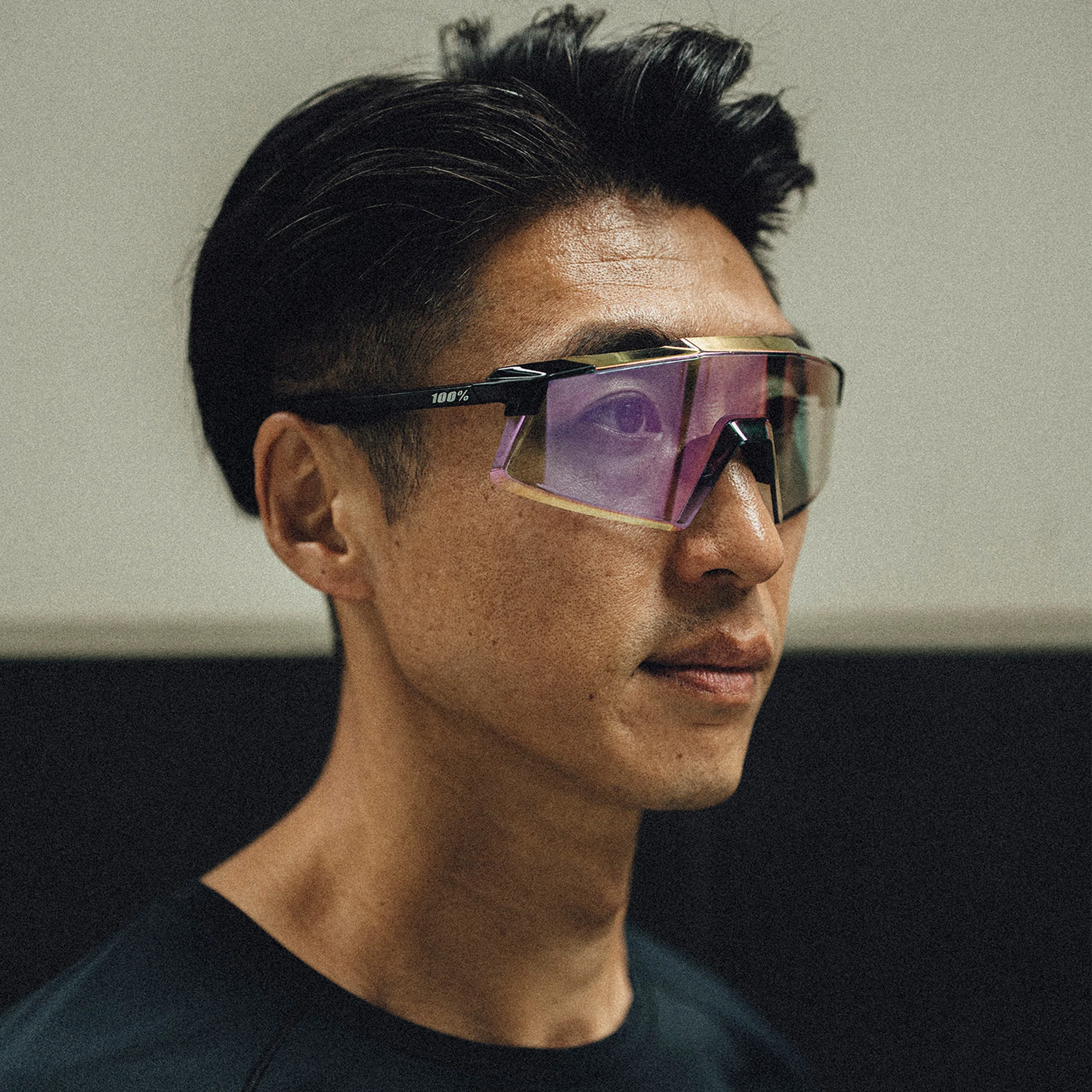 AEROCRAFT Gloss Black Purple Mirror Photochromic Lens - Image 7