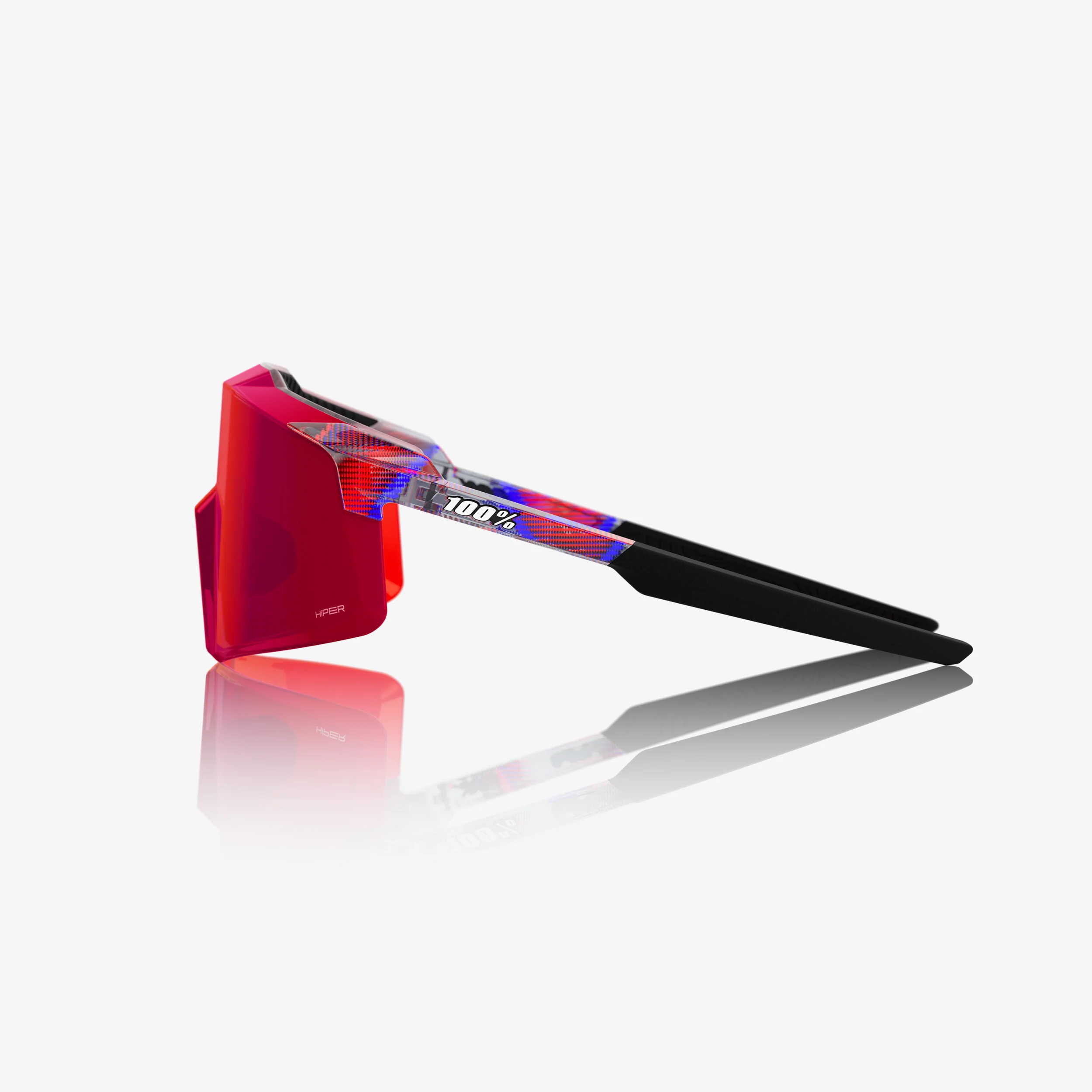 AEROCRAFT LE FDJ Gloss Translucent Red/Blue HiPER Fire Red Mirror Lens - Image 3