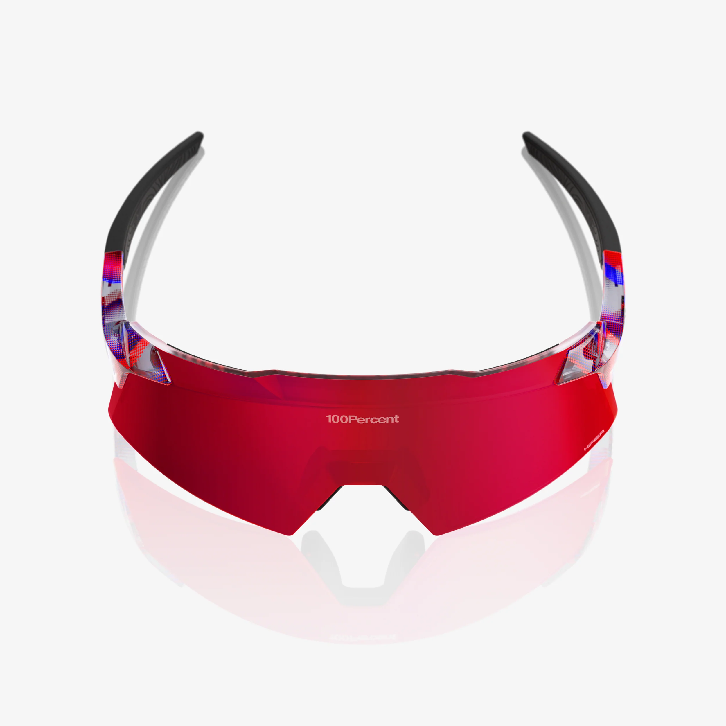 AEROCRAFT LE FDJ Gloss Translucent Red/Blue HiPER Fire Red Mirror Lens - Image 4