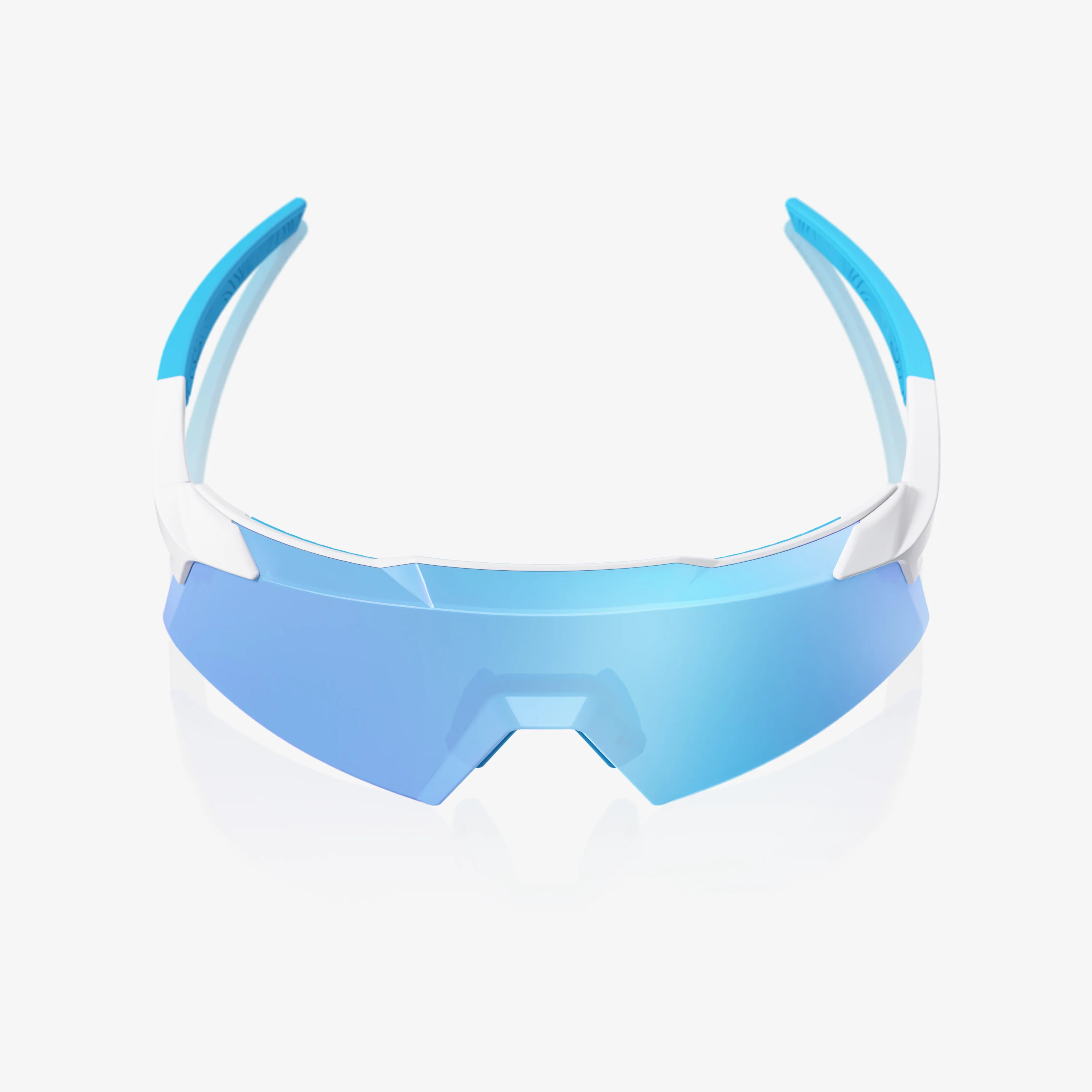AEROCRAFT - Matte White - HiPER Blue Mirror Lens - Image 4