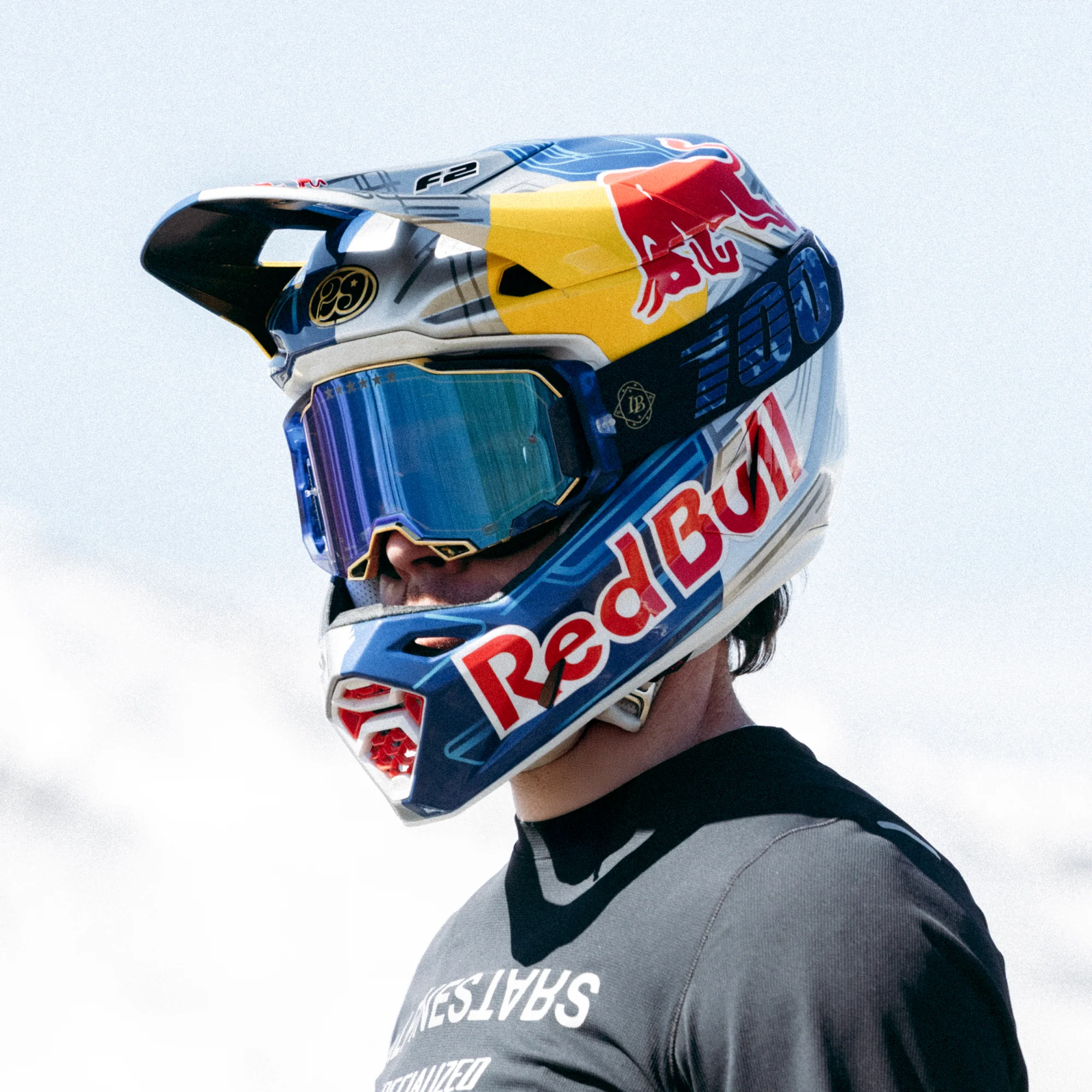 ARMEGA LE Goggle Bruni Signature Navy Blue/Gold - Image 4