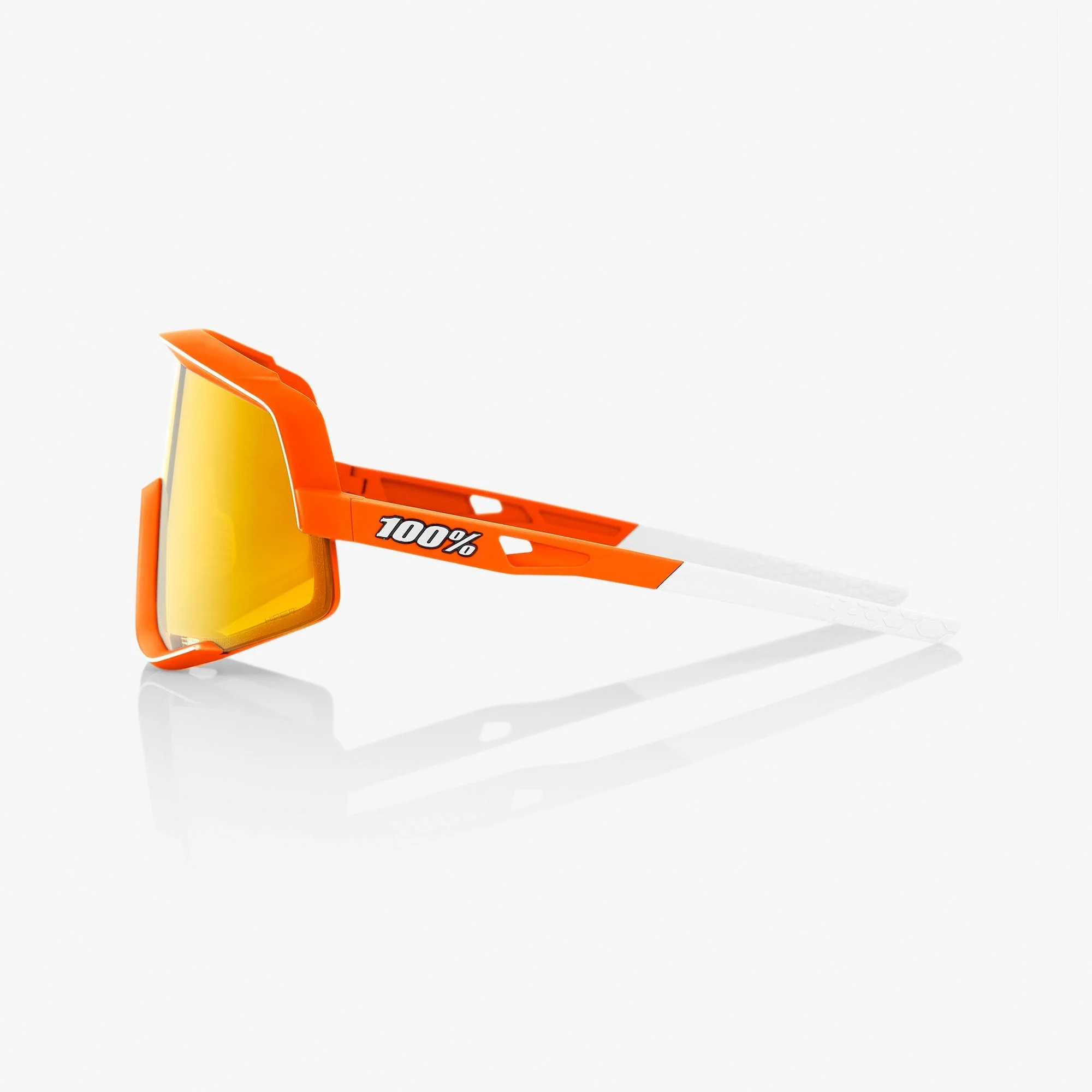 GLENDALE - Soft Tact Neon Orange - HiPER Red Multilayer Mirror Lens - Image 3