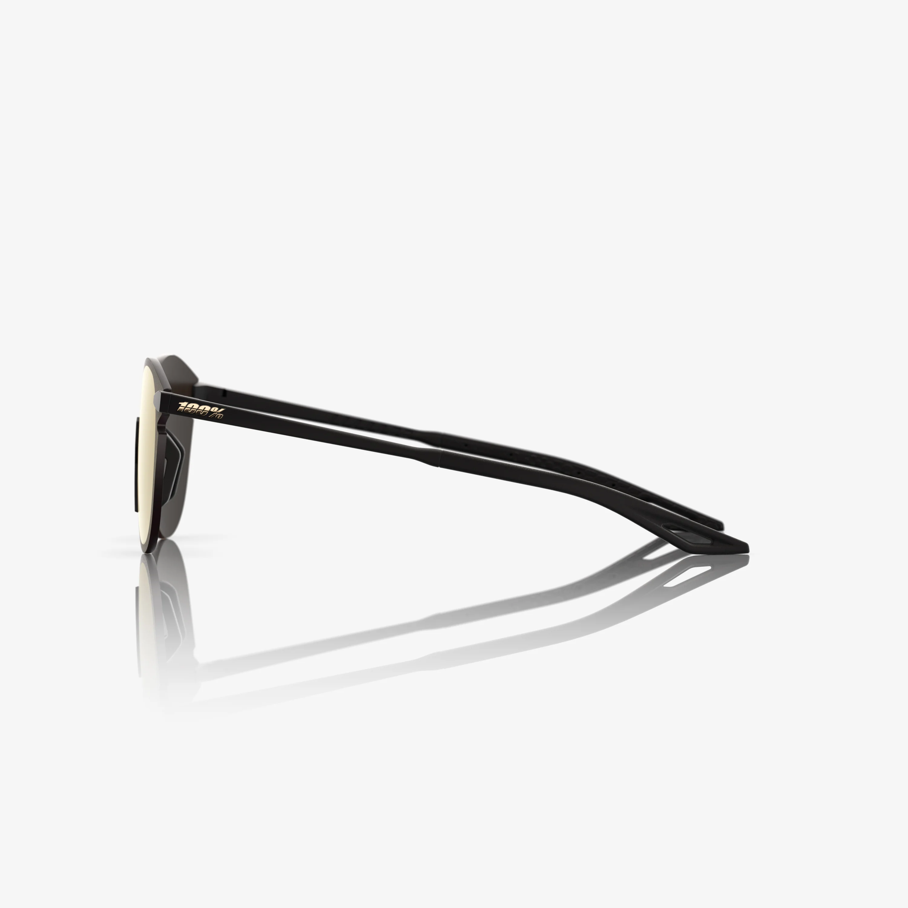 LEGERE ROUND - Matte Black - HiPER Gold 24K Mirror - Image 3