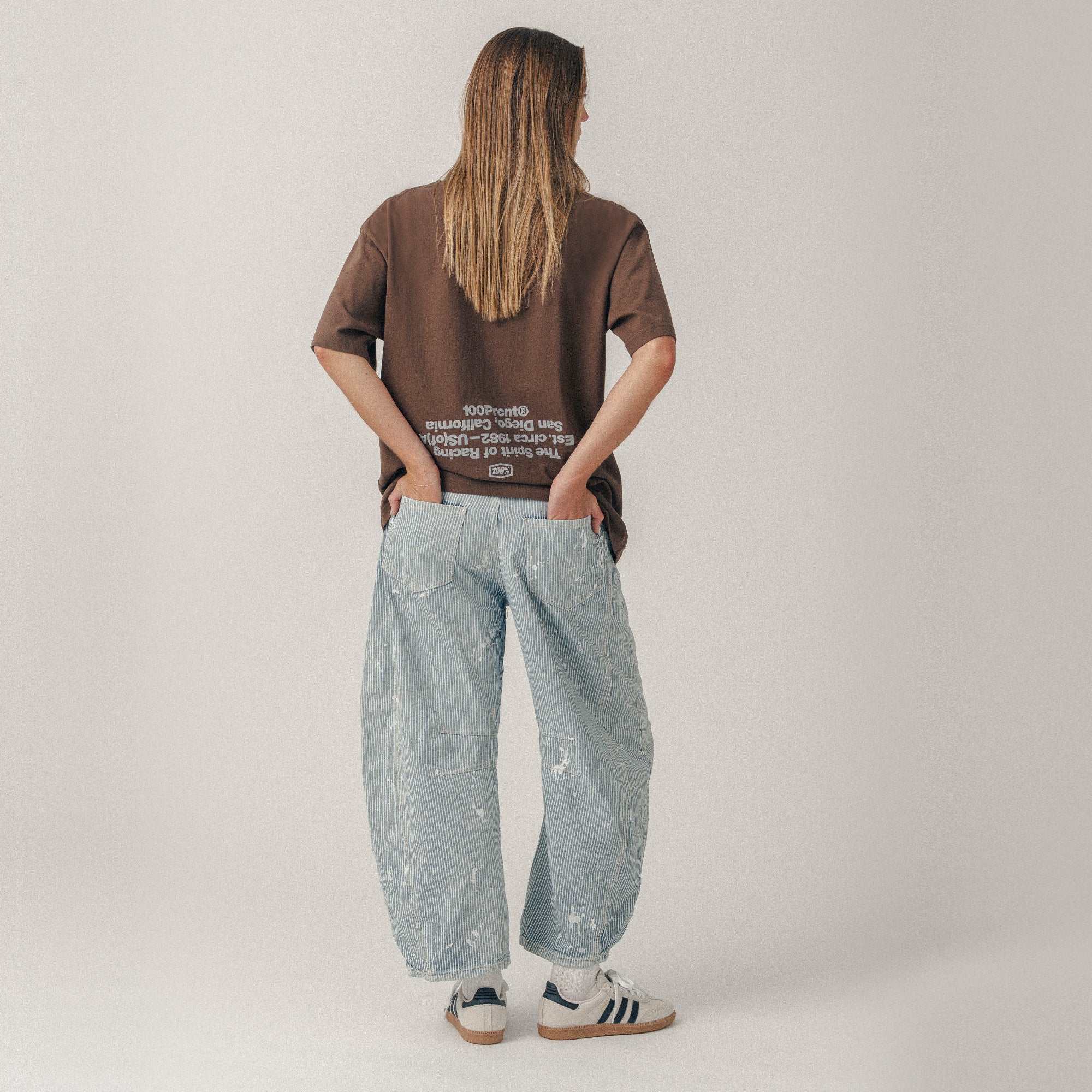 REGION Short Sleeve Oversized Tee Chocolate - Image 4