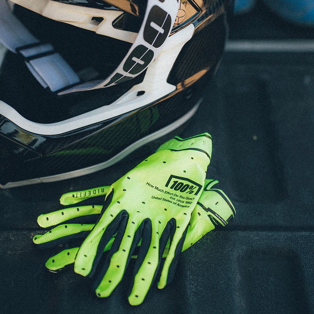 RIDEFIT Gloves Fluo Yellow - Image 5