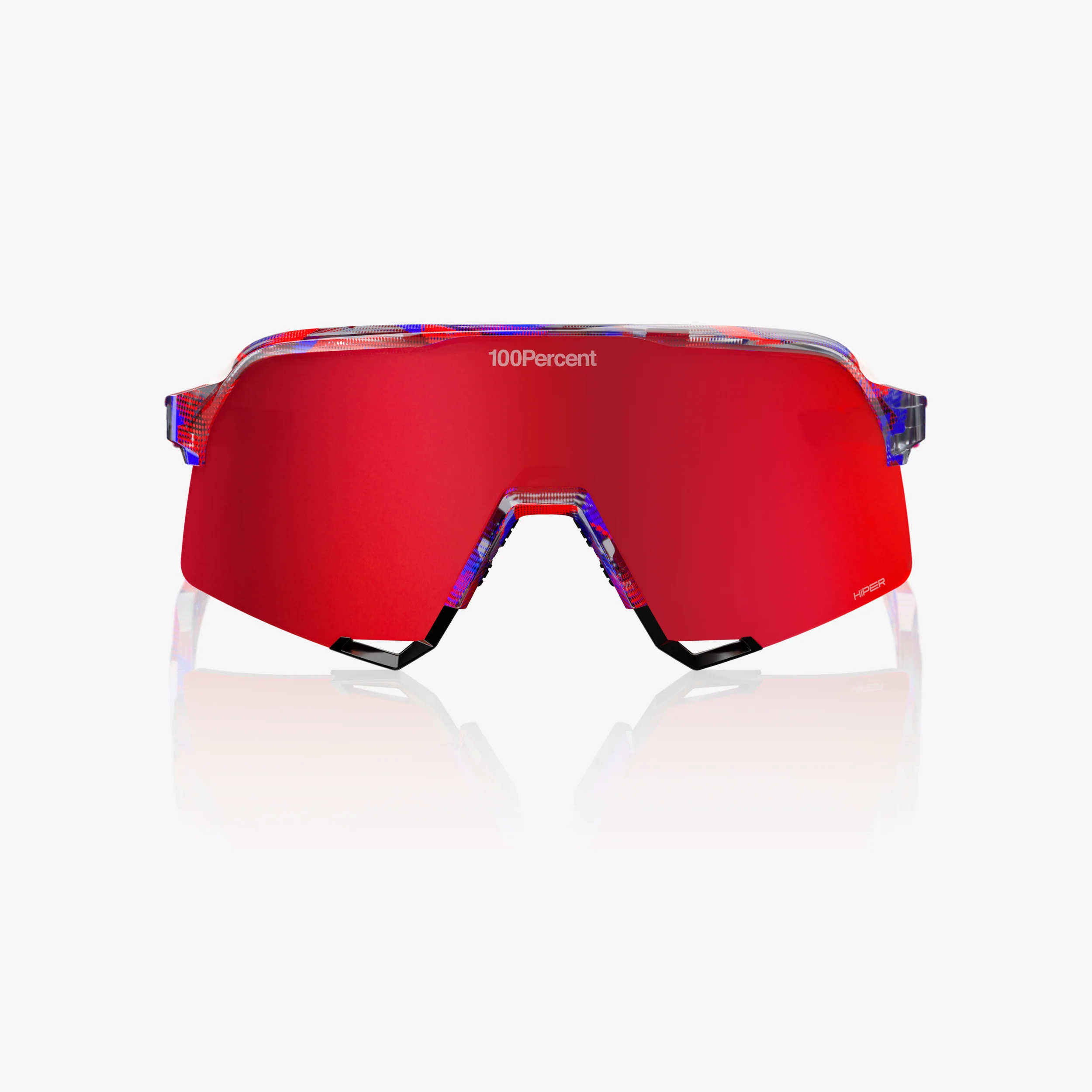 S3 LE FDJ Gloss Translucent Red/Blue HiPER Fire Red Mirror Lens - Image 2