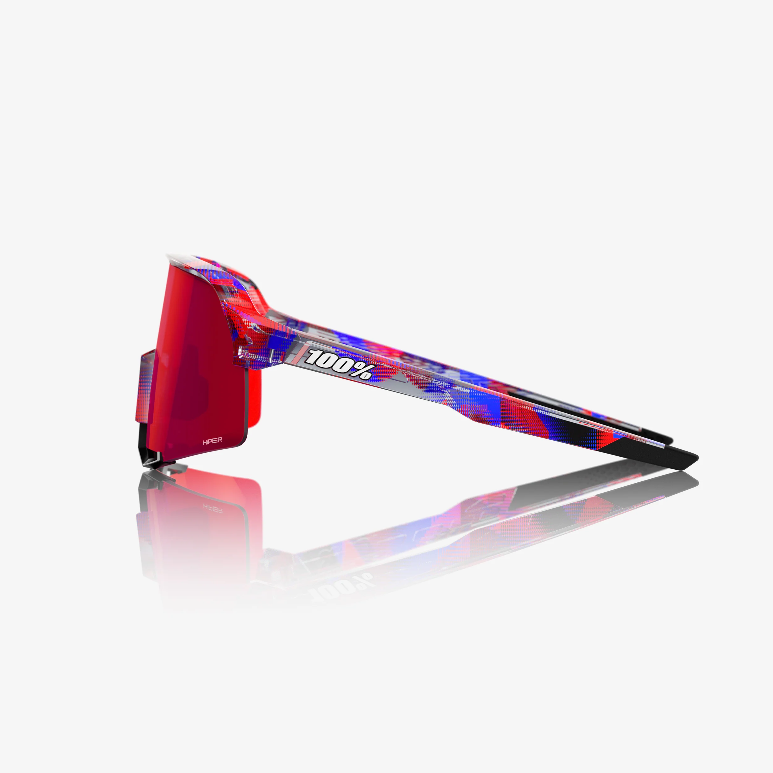 S3 LE FDJ Gloss Translucent Red/Blue HiPER Fire Red Mirror Lens - Image 3