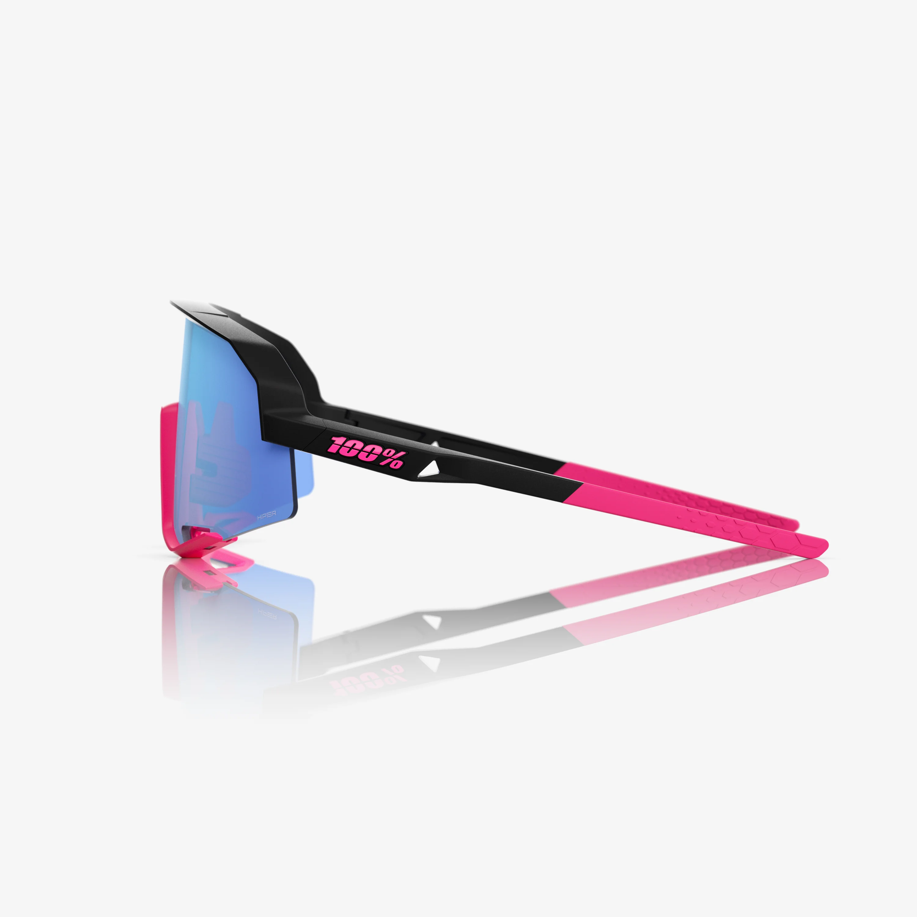 SLENDALE Matte Black/Pink HiPER Blue Mirror Lens - Image 3