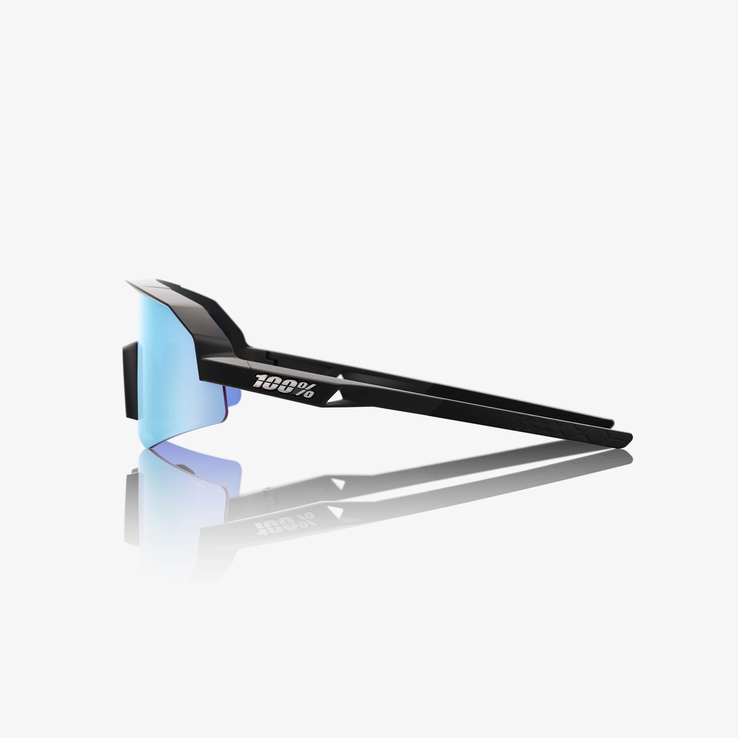 SLENDALE YOUTH - Matte Black - HiPER Blue Multilayer Mirror - Image 3