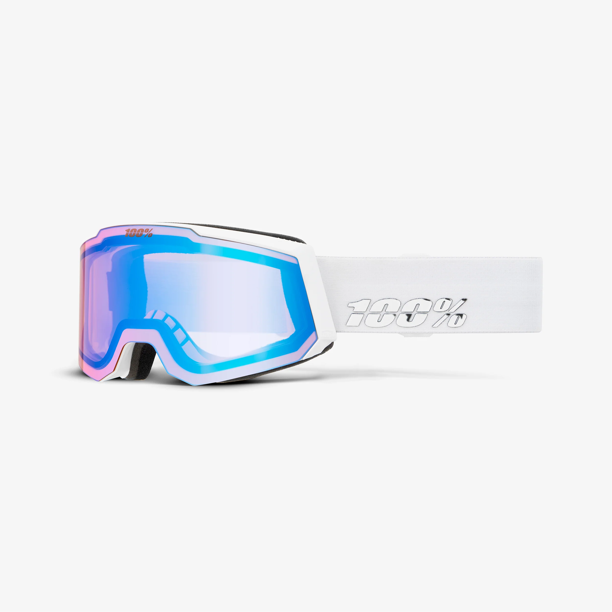 SNOWCRAFT S HiPER Goggle White/Lavender - Mirror Lavender Lens - Image 2