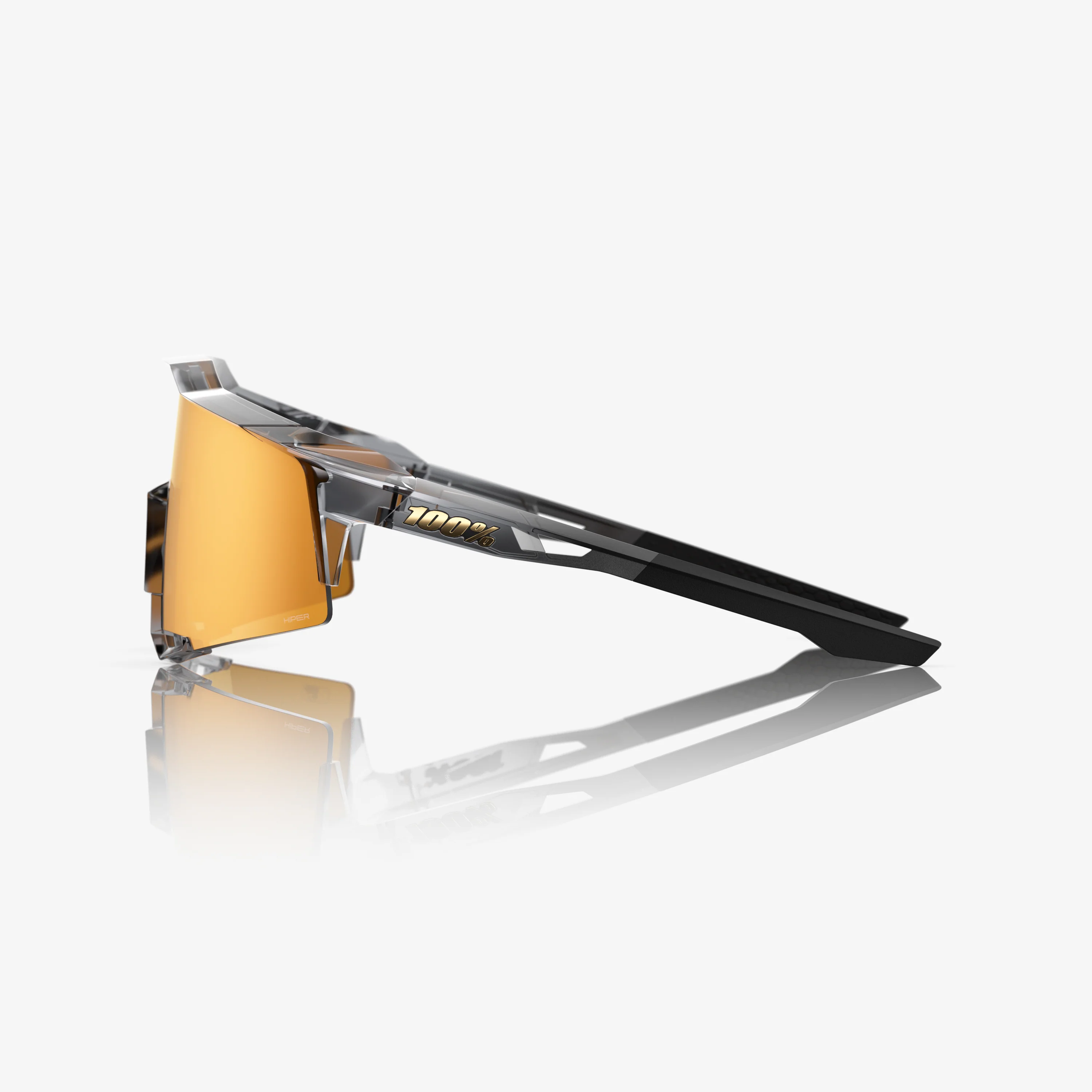 SPEEDCRAFT MLB Authentic Polished Translucent Grey HiPER 24K Gold Mirror Lens - Image 3