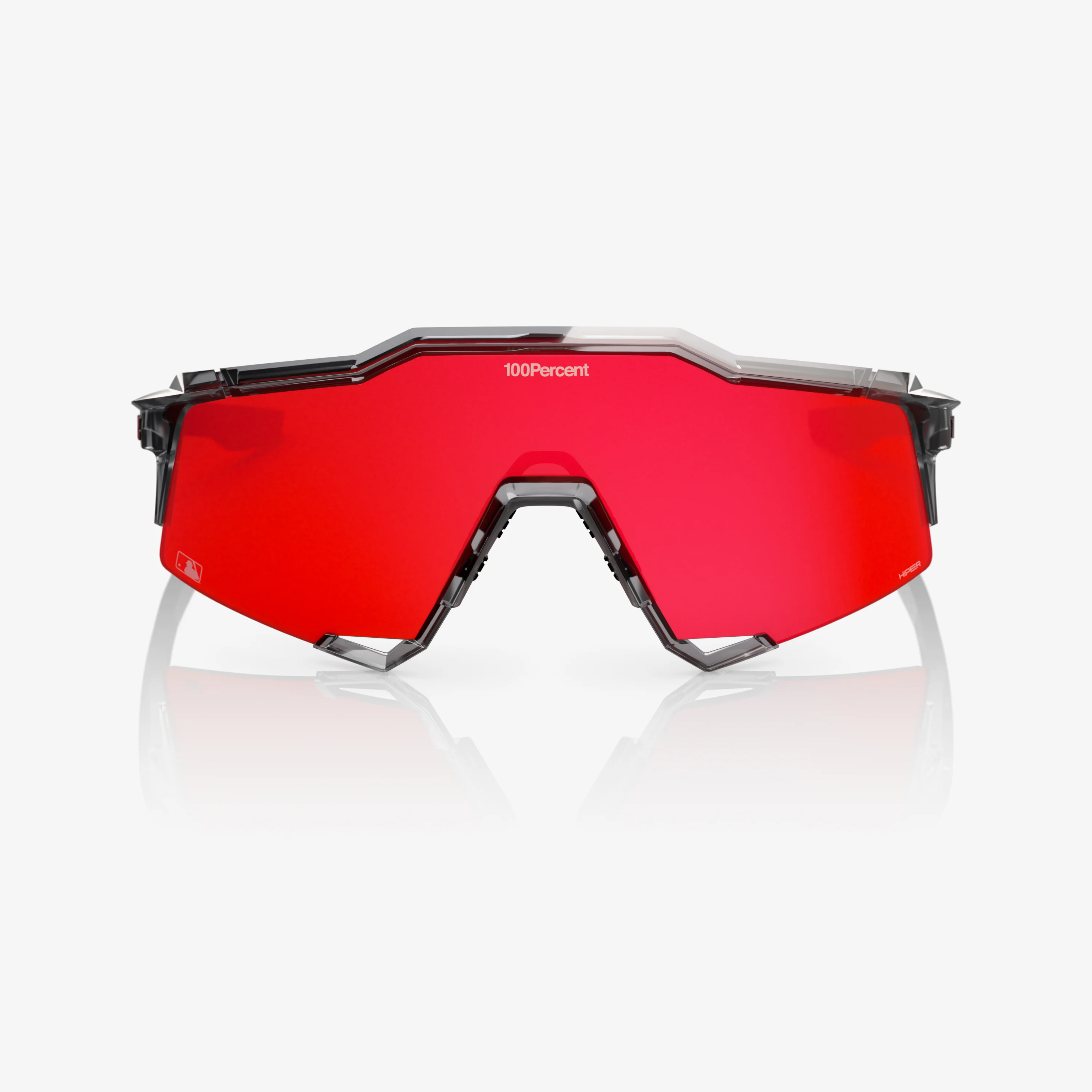 SPEEDCRAFT MLB Authentic Polished Translucent Grey HiPER Fire Red Mirror Lens - Image 2