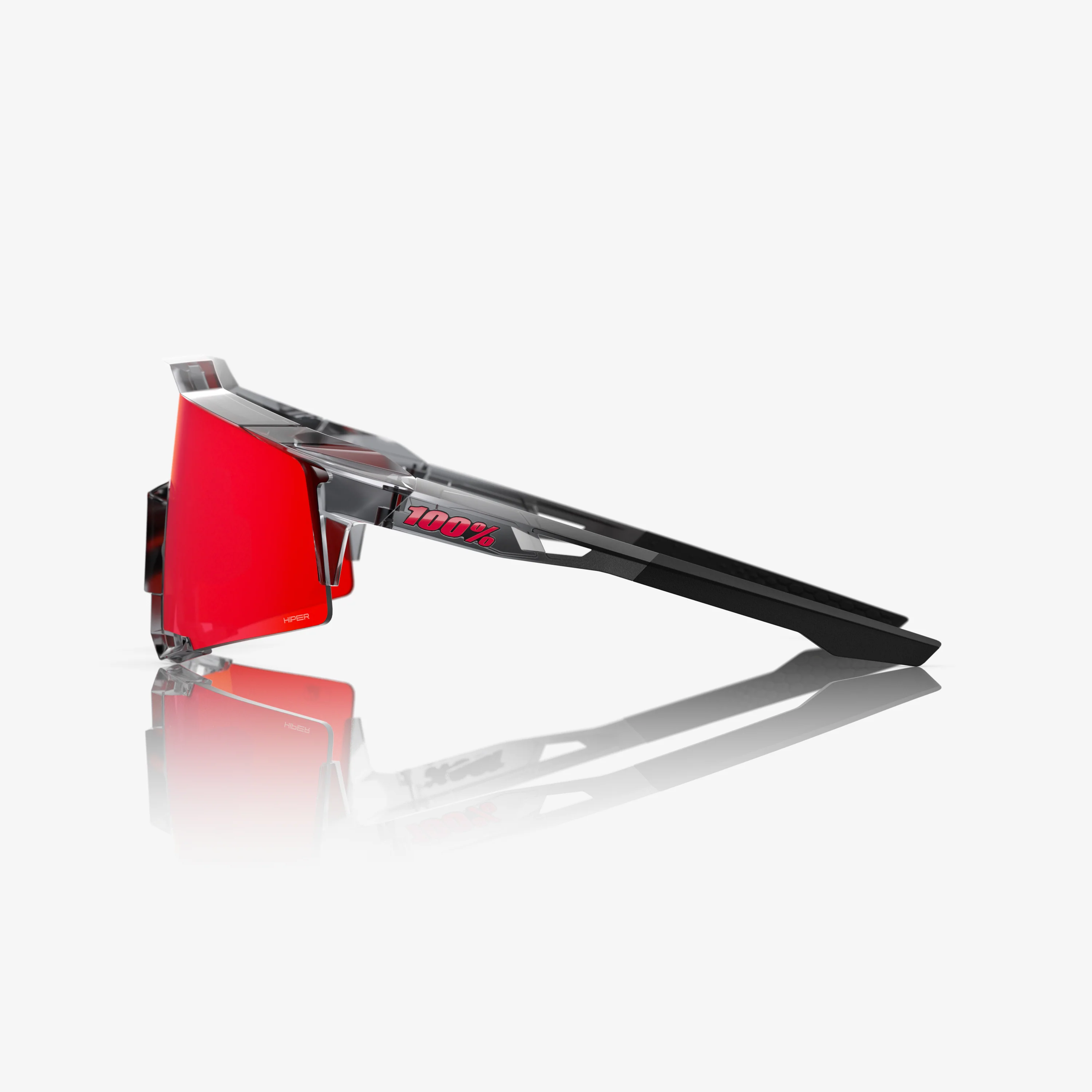 SPEEDCRAFT MLB Authentic Polished Translucent Grey HiPER Fire Red Mirror Lens - Image 3