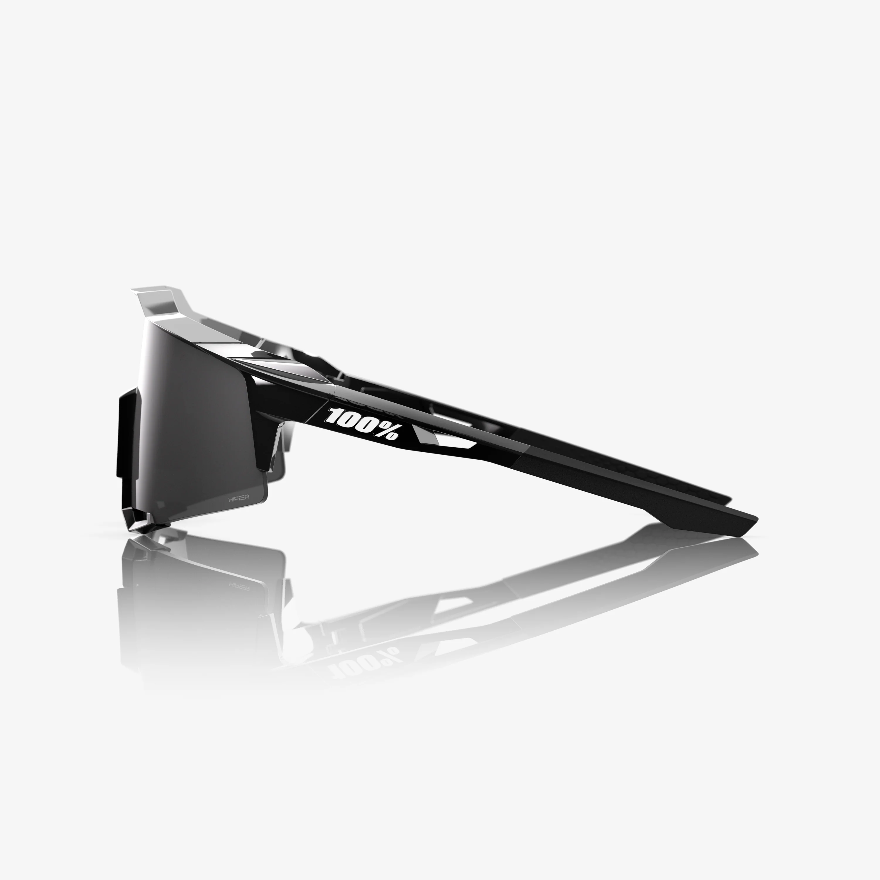 SPEEDCRAFT Soto 1 Polished Black Chrome HiPER Mercury Mirror Lens - Image 3