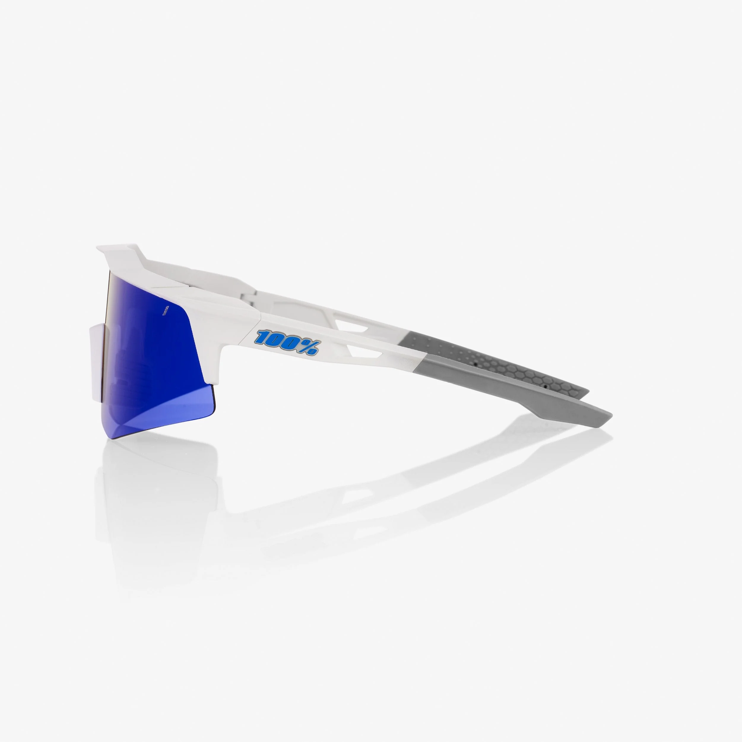 SPEEDCRAFT® XS - Matte White - Blue Multilayer Mirror Lens - Image 3