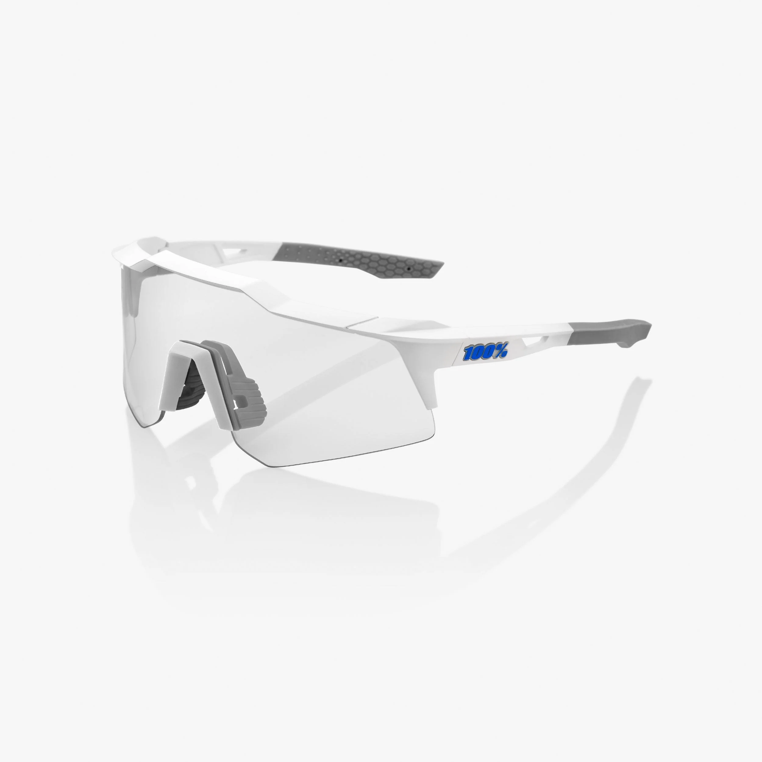 SPEEDCRAFT® XS - Matte White - Blue Multilayer Mirror Lens - Image 4