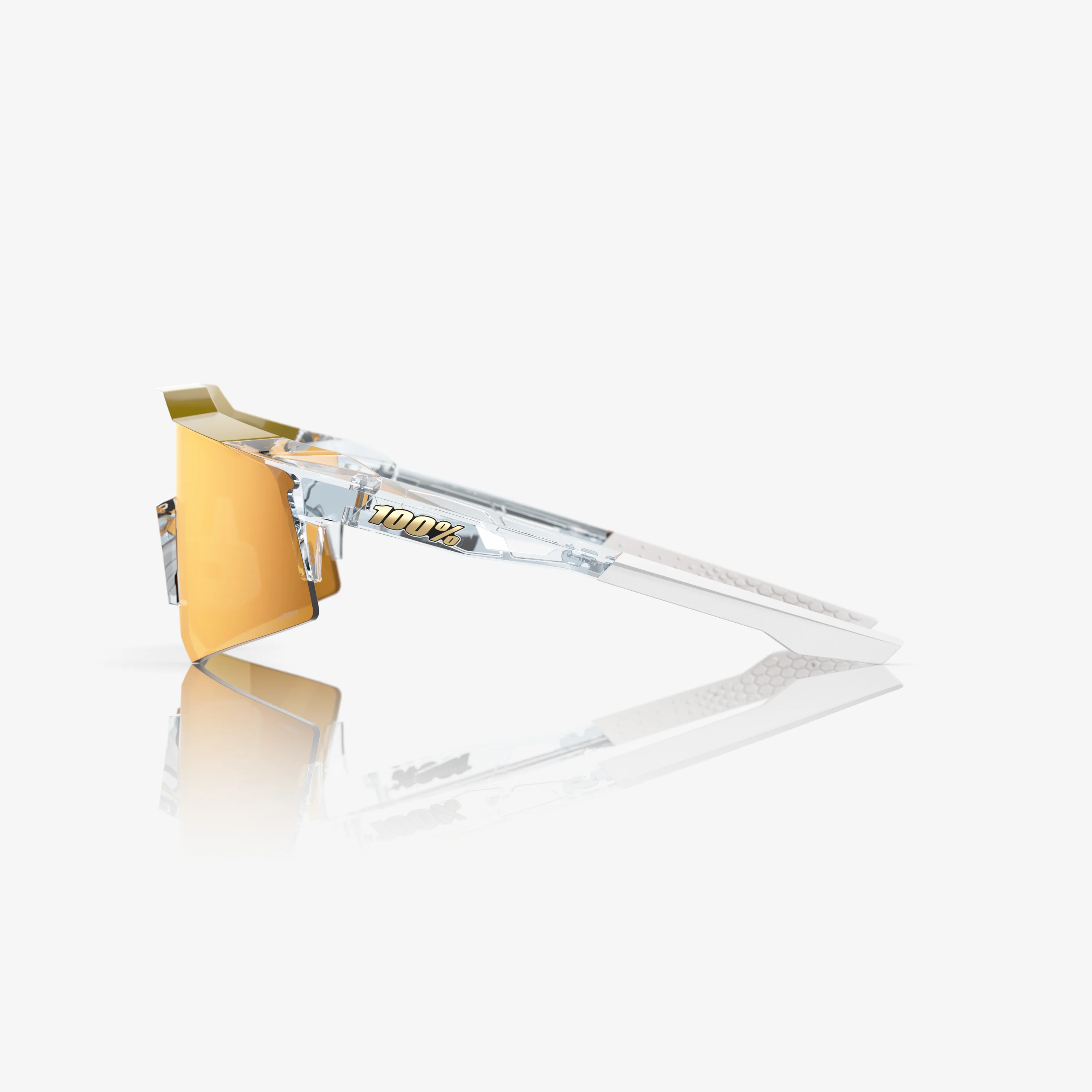 SPEEDCRAFT XS Polished Translucent Clear HiPER 24K Gold Mirror Lens - Image 3