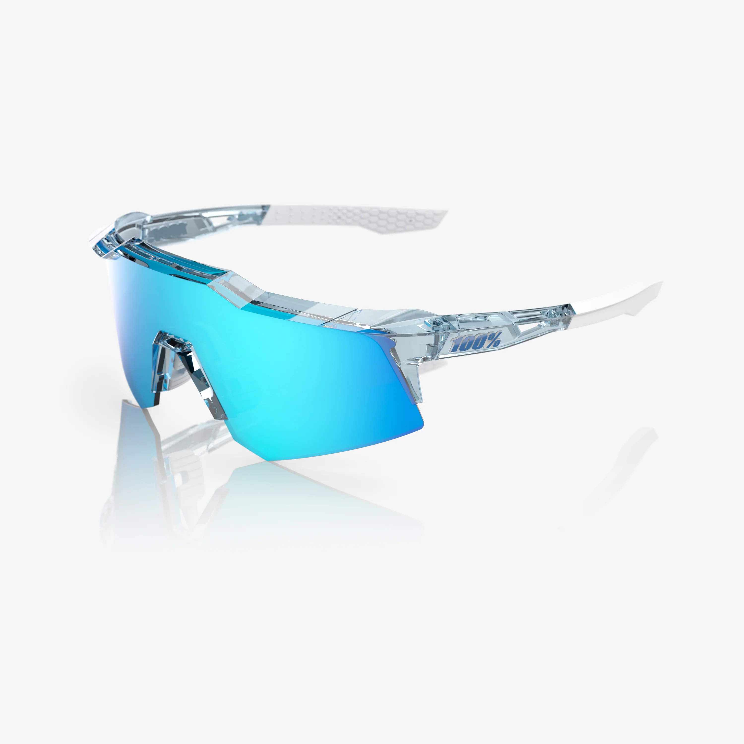 SPEEDCRAFT XS Polished Translucent Mint Blue Topaz Mirror Lens