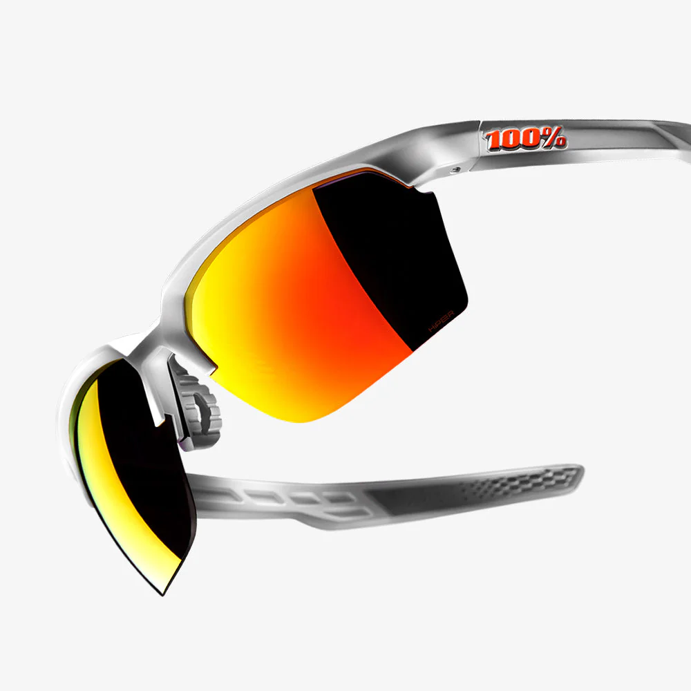 SPORTCOUPE - Matte White - HiPER Red Multilayer Mirror Lens - Image 3