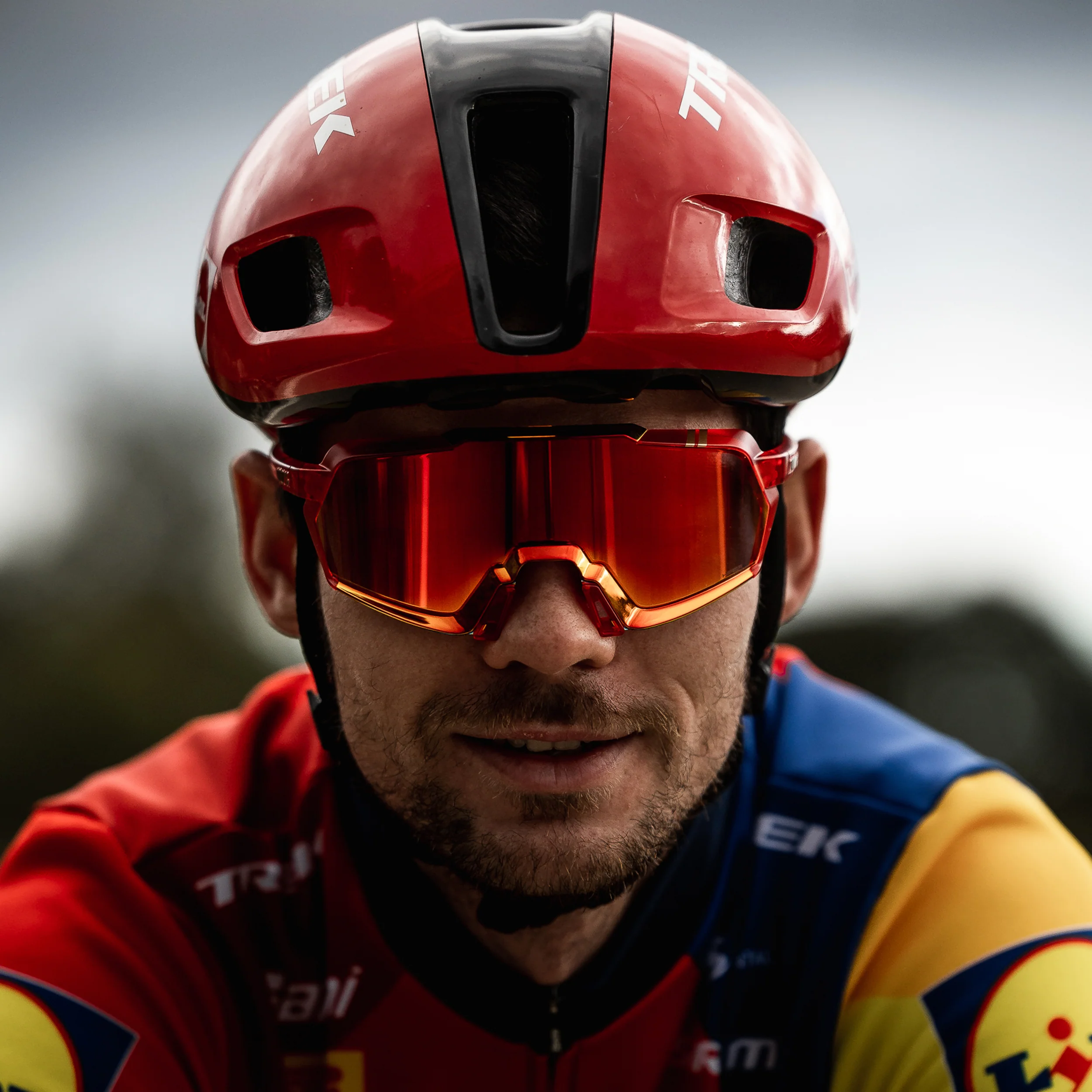 TREK TFR KORBIN Translucent Matte Red HiPER Red Mirror Lens - Image 5