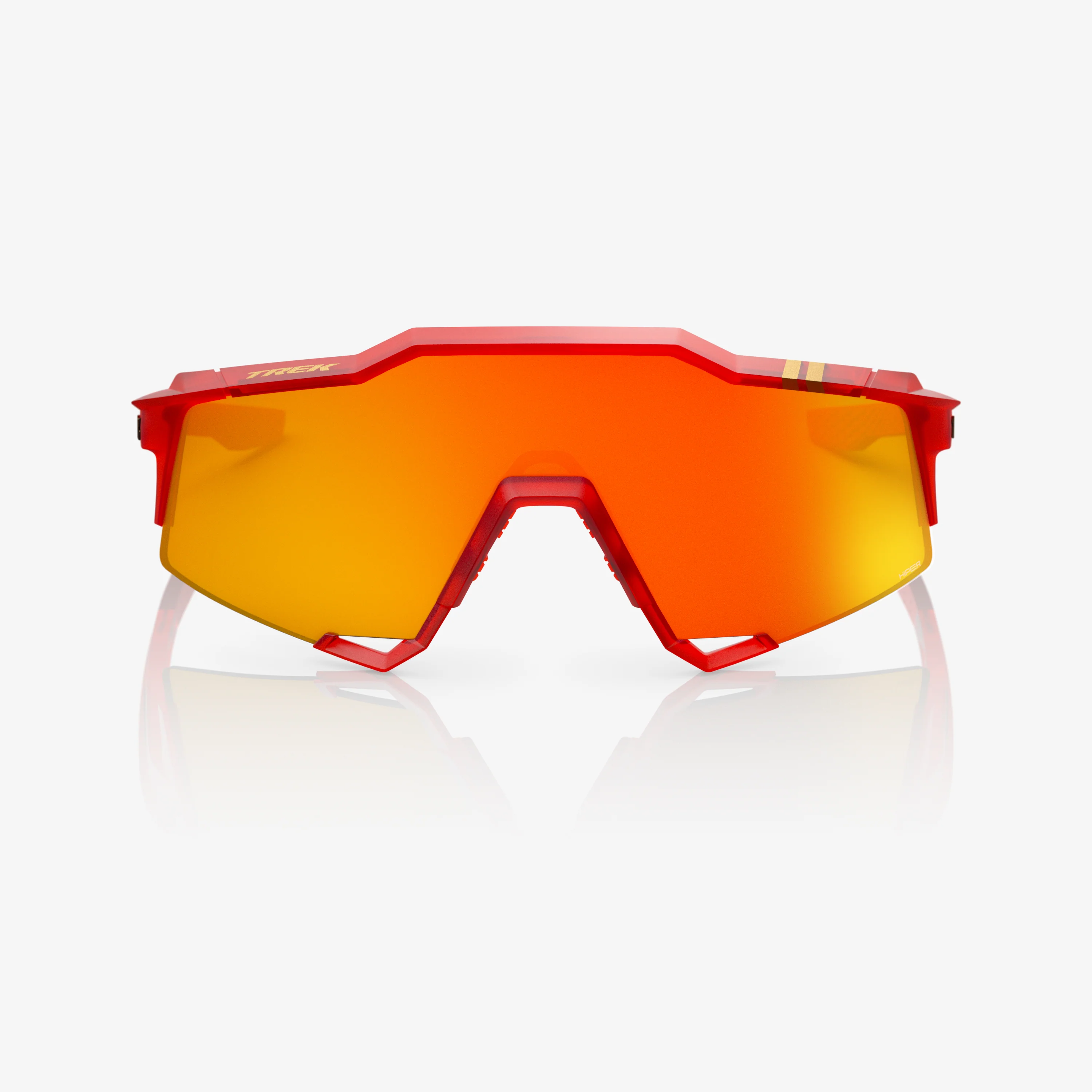 TREK TFR SPEEDCRAFT Translucent Matte Red HiPER Red Mirror Lens - Image 2