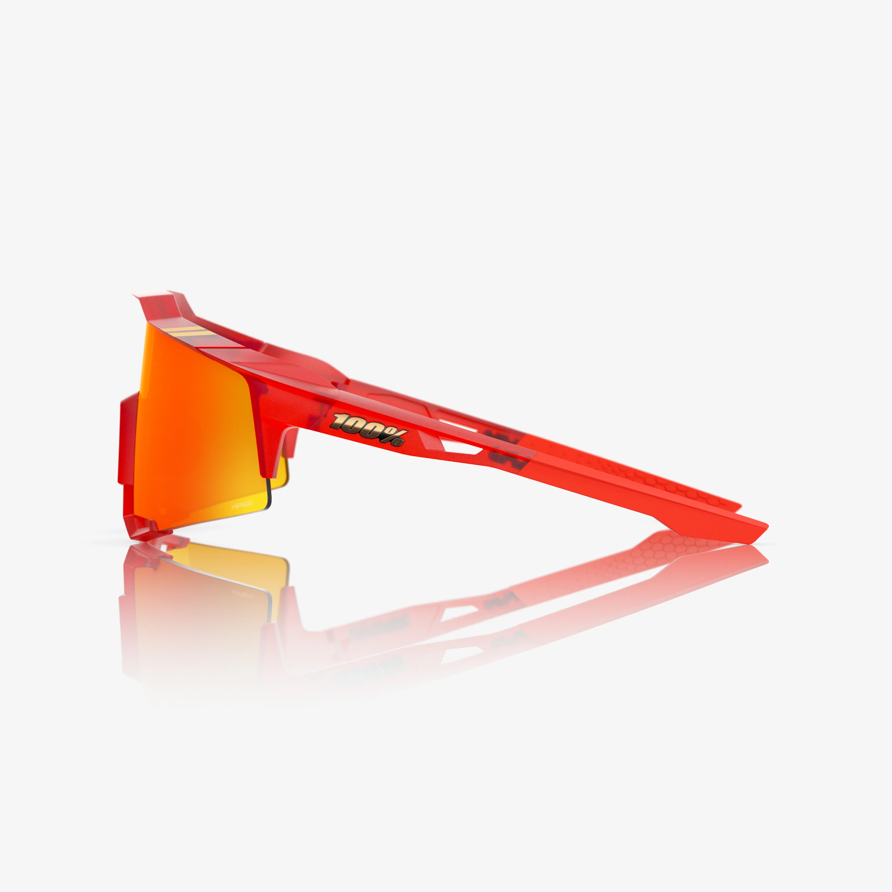 TREK TFR SPEEDCRAFT Translucent Matte Red HiPER Red Mirror Lens - Image 3