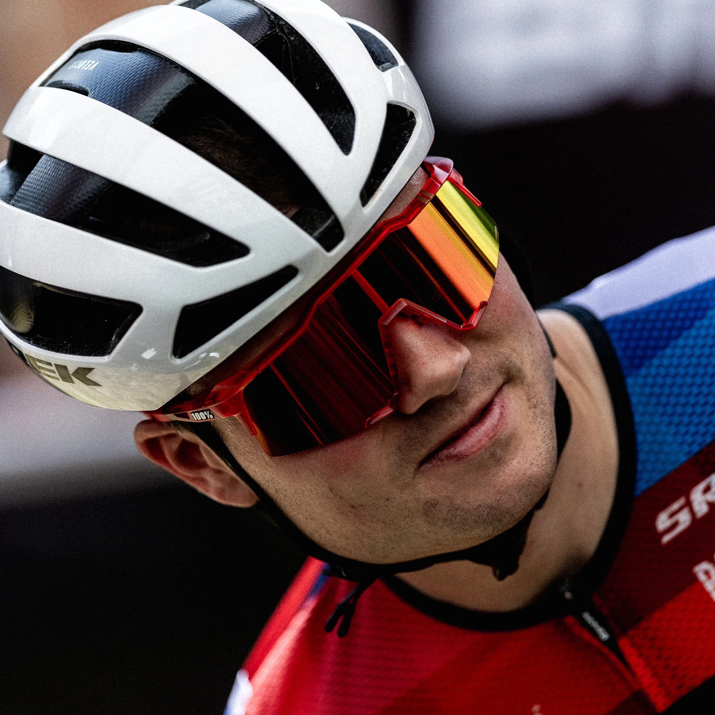 TREK TFR SPEEDCRAFT Translucent Matte Red HiPER Red Mirror Lens - Image 5