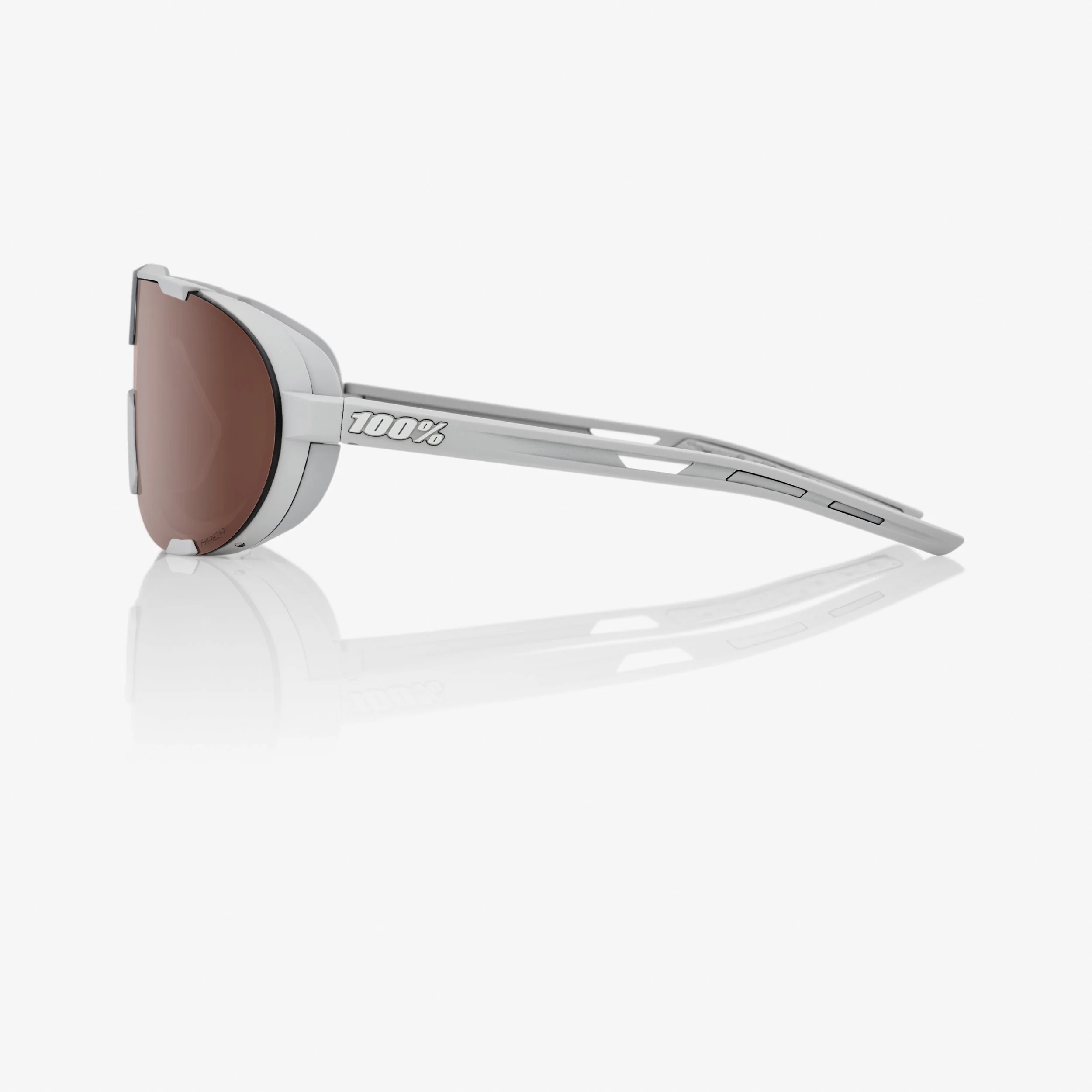WESTCRAFT Soft Tact Cool Grey HiPER Crimson Silver Mirror Lens - Image 3